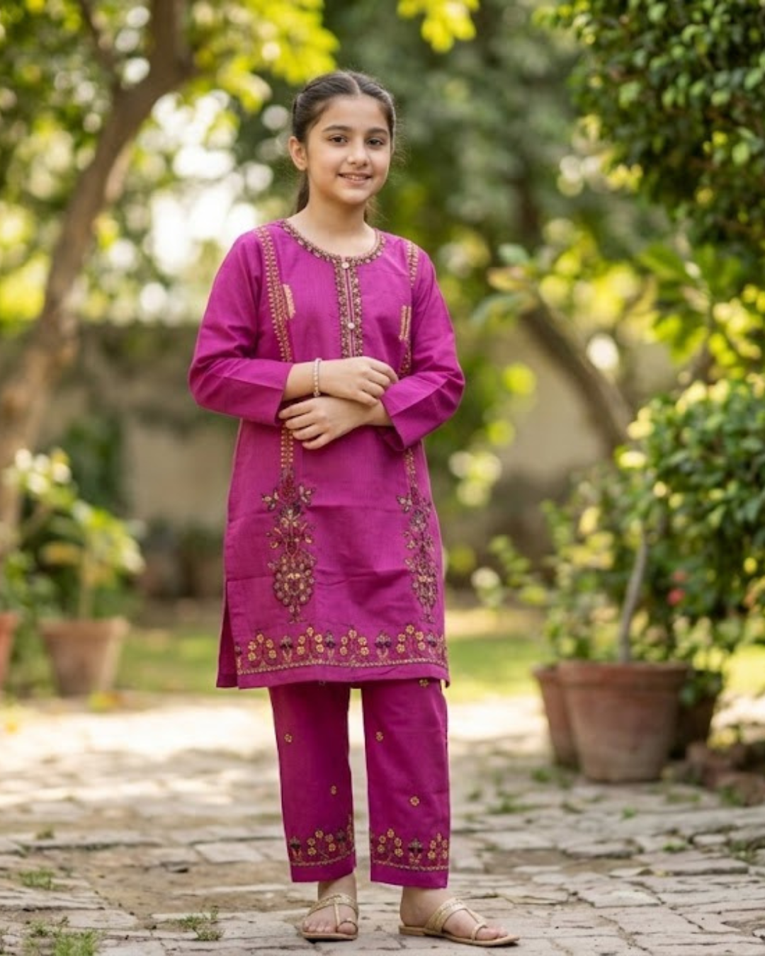 Kids 2Pc Stitched