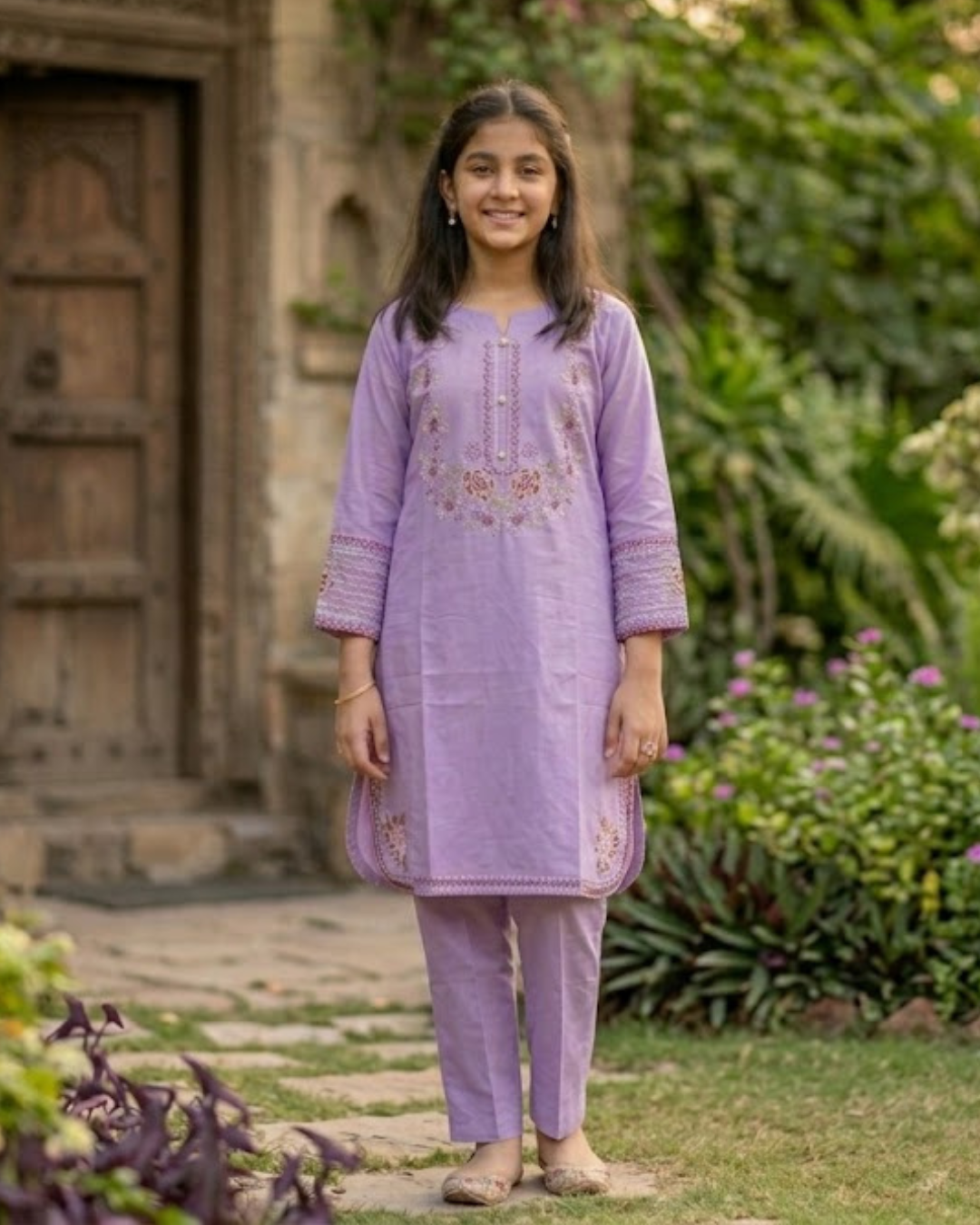 Kids 2Pc Stitched