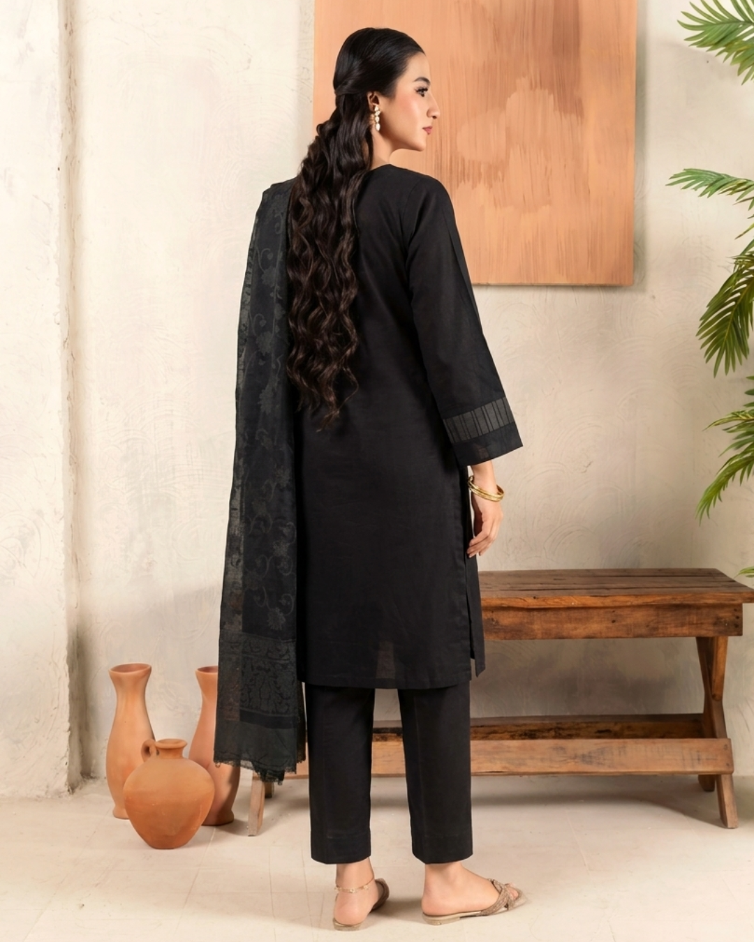 Eastern Lawn Embroidered 3 PC Suit