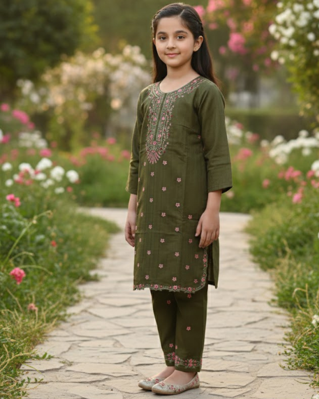 Kids 2Pc Stitched