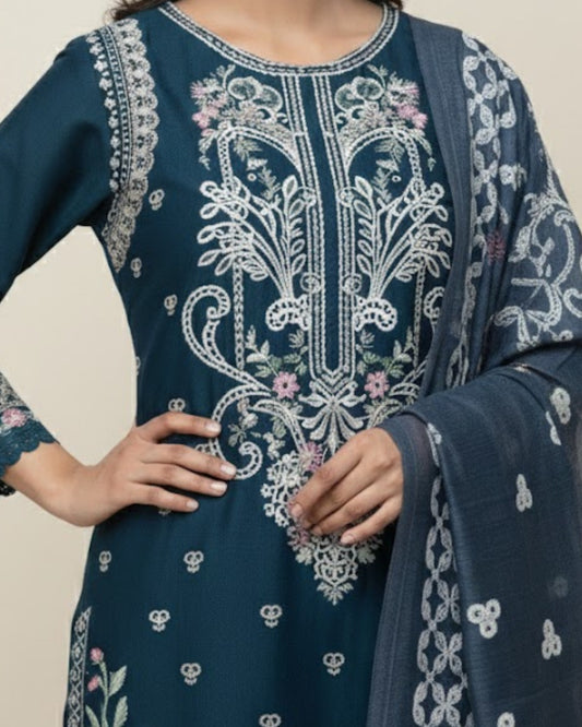 Refined Lawn Embroidered 3PC Suit