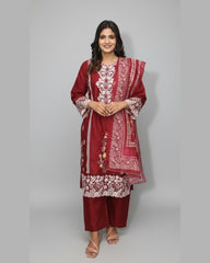 Eastern Lawn 3 PC Embroided Suit