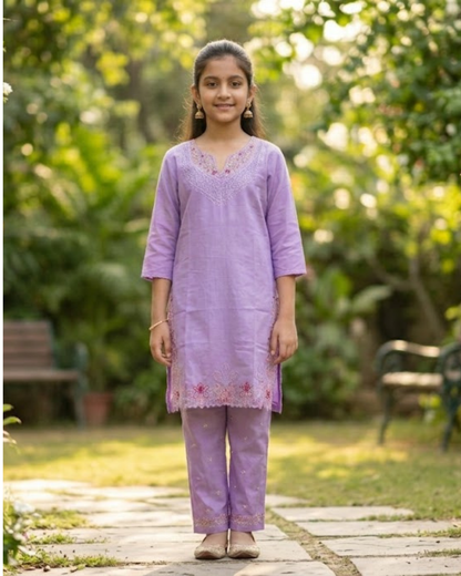 Kids 2Pc Stitched