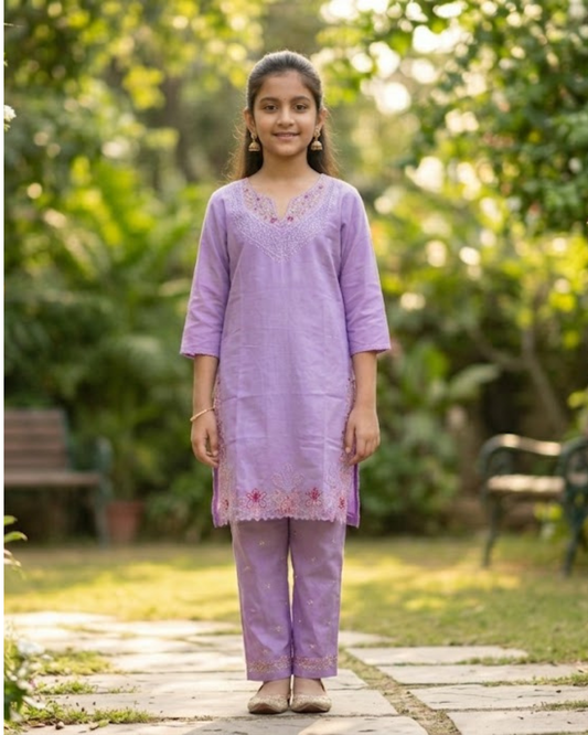 Kids 2Pc Stitched