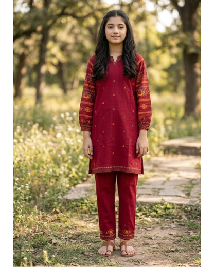 Kids 2Pc Stitched