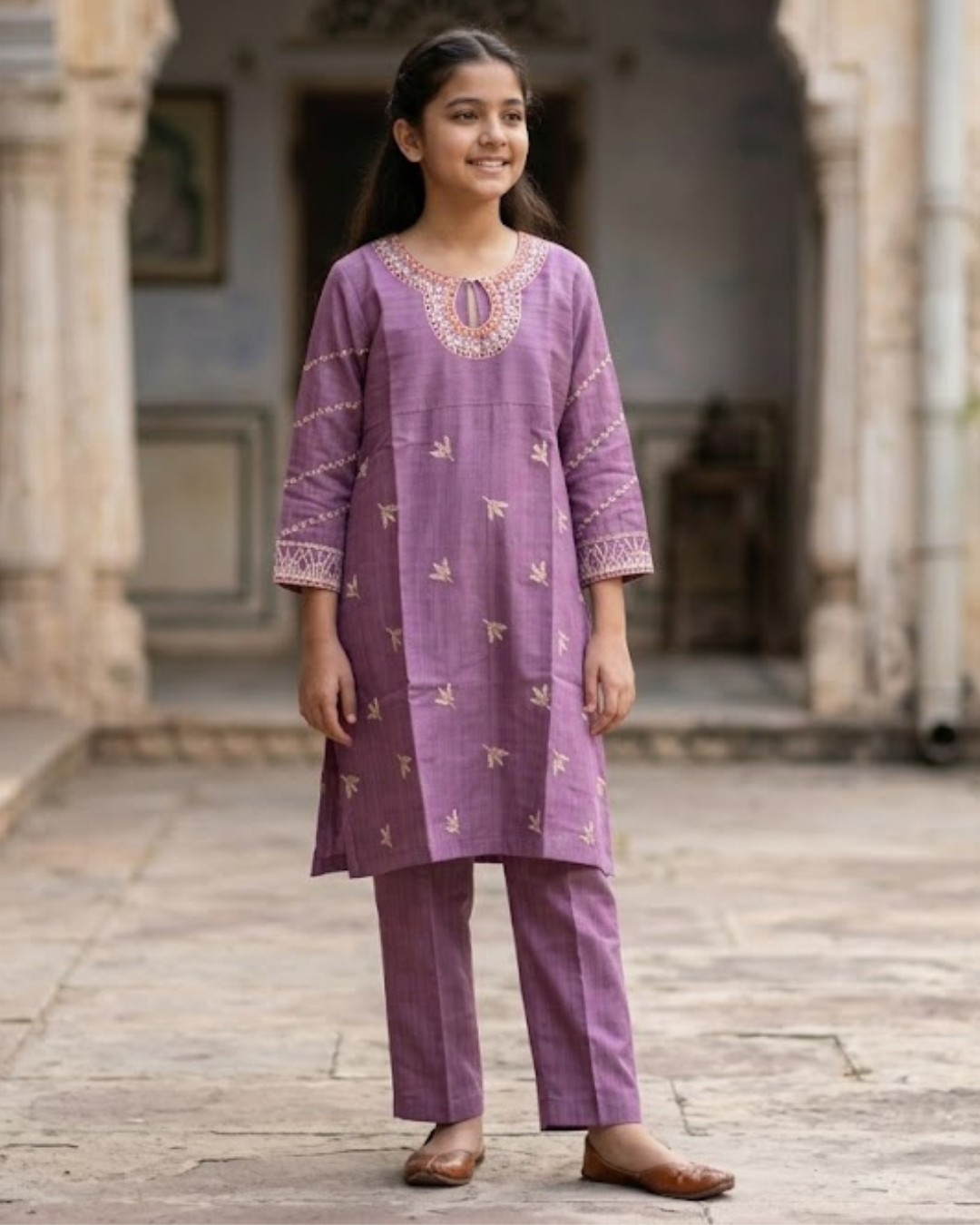Kids 2Pc Stitched