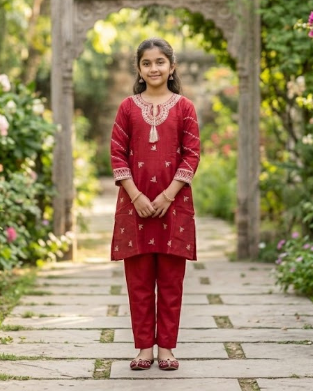 Kids 2Pc Stitched