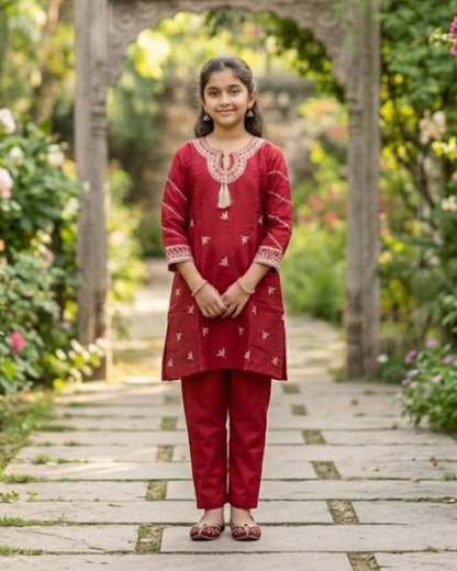 Kids 2Pc Stitched