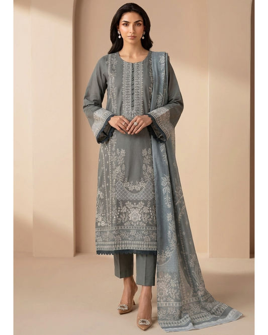 3 Piece Embroidered Suite