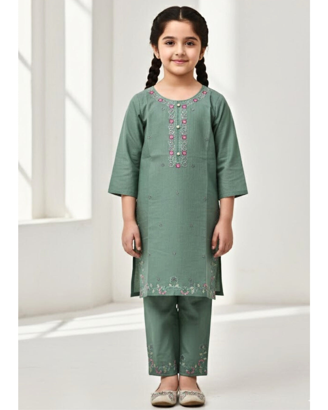 Kids 2Pc Stitched