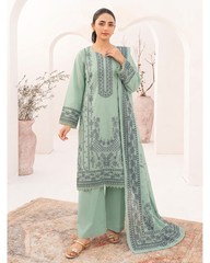 Elegant Summer 3PC Embroided Lawn Suit