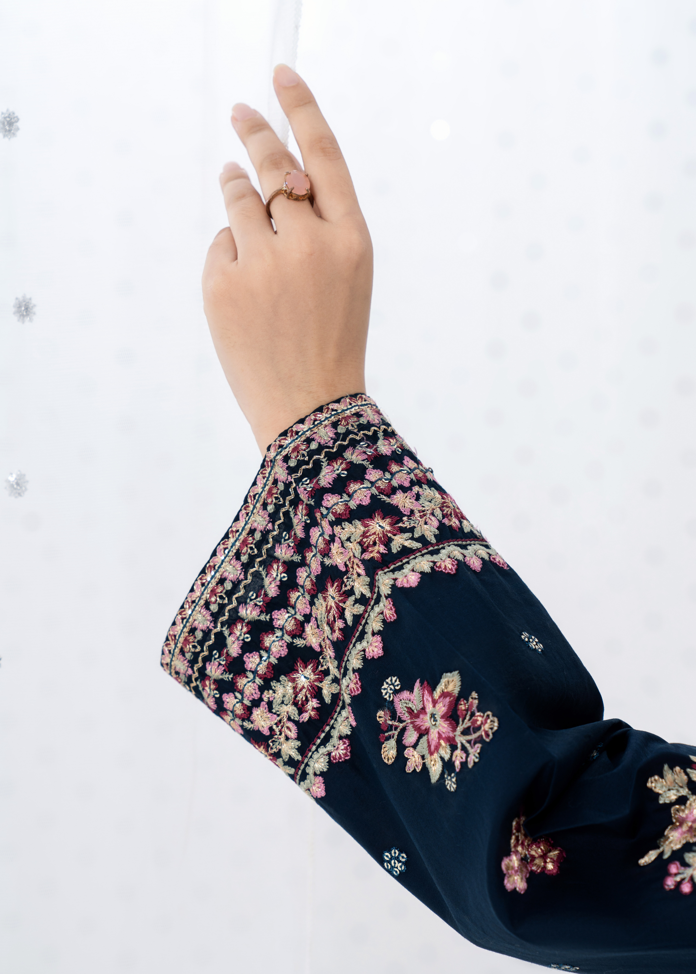 Luxury Embroidered 3PC Lawn Stitched Summer Suit
