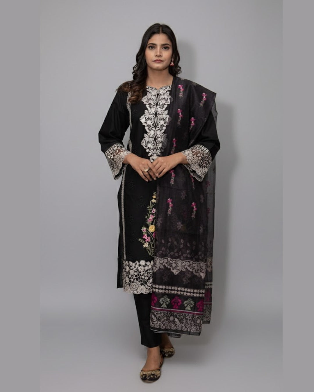 Premium Summer Lawn Embroidered 3PC Suit