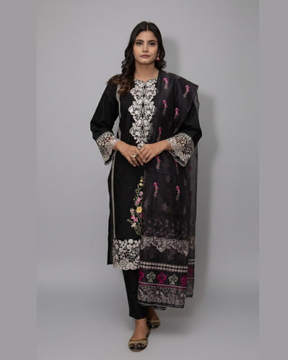 Premium Summer Lawn Embroidered 3PC Suit