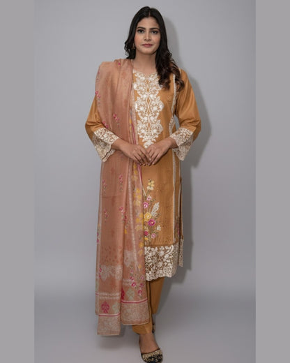 Stylish Summer Lawn 3PC Embroided Suit