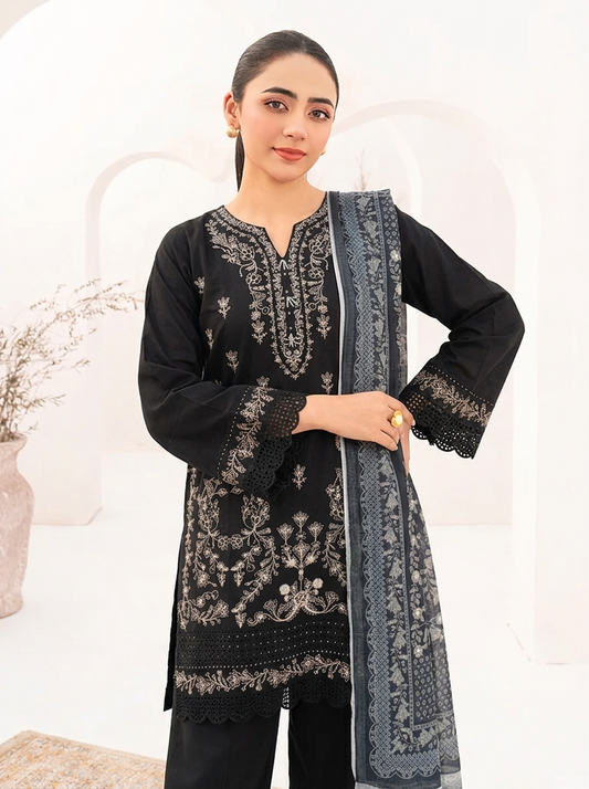 Embroidered 3-Piece Suite