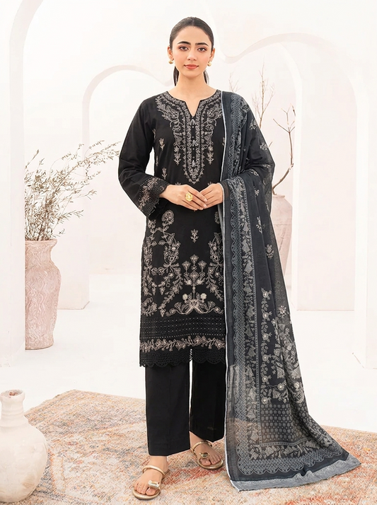 Embroidered 3-Piece Suite