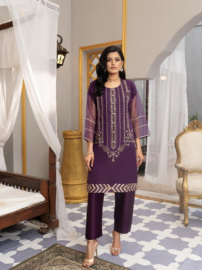 2pc Organza Suit